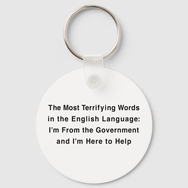 Terrifying Government Keychain (Front)