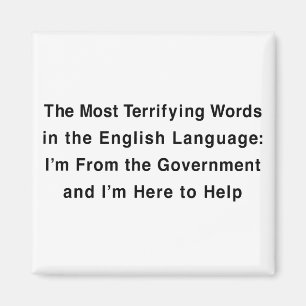 Terrifying Government Magnet