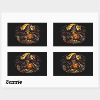 💀🎃 Terrifying Grim Reaper Halloween – Dark Horro Sticker