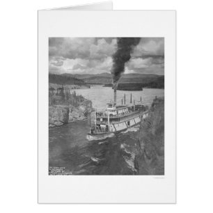 Territoire de Yukon de bateau à vapeur 1920