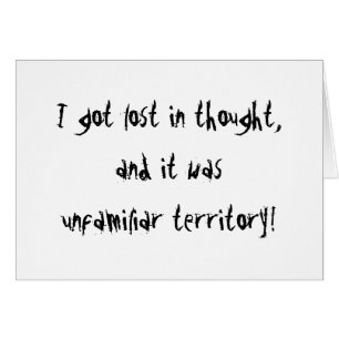 Territoire peu familier