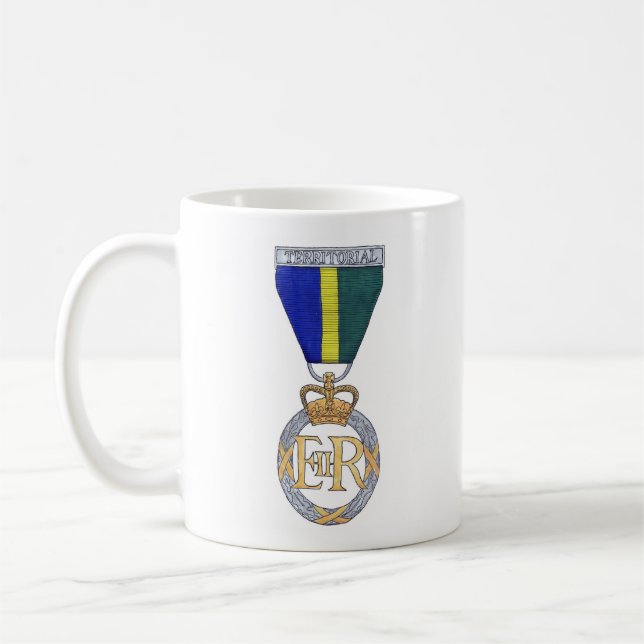 Territorial Decoration (Elizabeth II) Coffee Mug (Left)