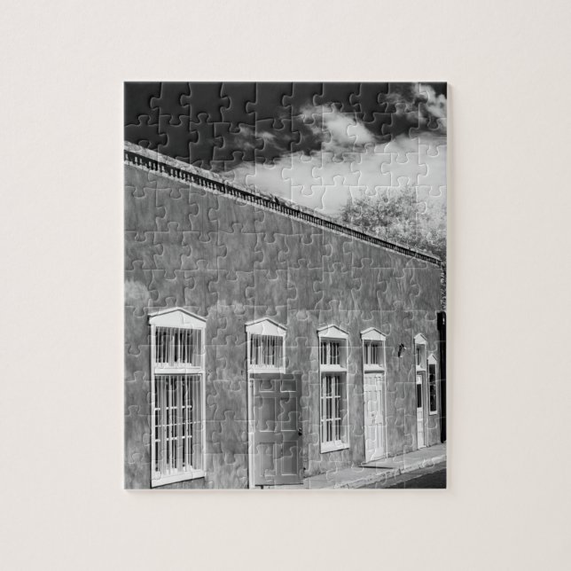 Territorial style architecture, Santa Fe, New Jigsaw Puzzle (Vertical)