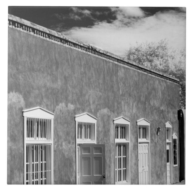Territorial style architecture, Santa Fe, New Tile (Front)