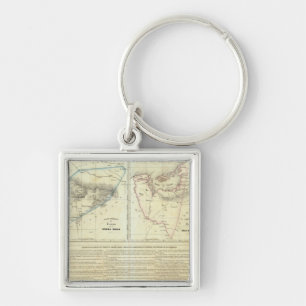 Territorios de Sierragorda e Isla del Carmen Keychain