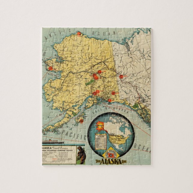 Territory of Alaska Jigsaw Puzzle (Vertical)