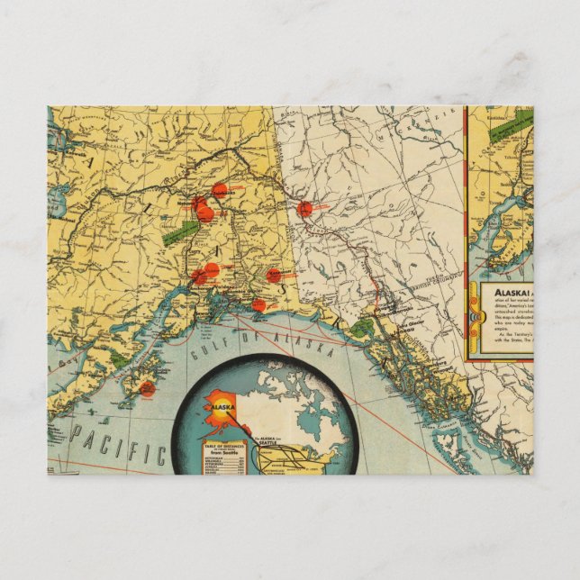 Territory of Alaska Postcard (Front)