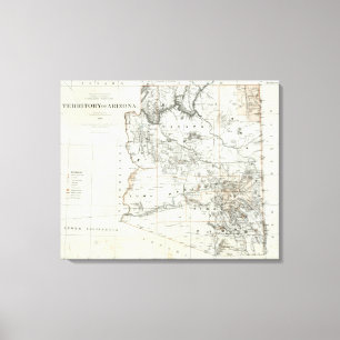 Territory Of Arizona Canvas Print