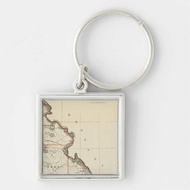 Territory Of Idaho Keychain (Front)