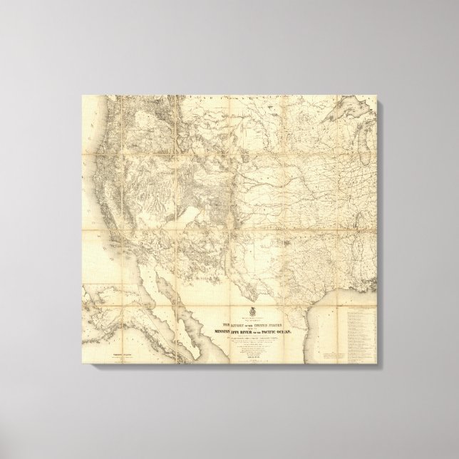 Territory of The United States Canvas Print (Front)