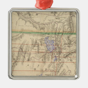 Territory of Utah Metal Ornament