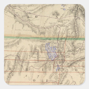 Territory of Utah Square Sticker