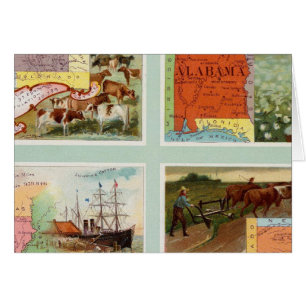 Territory of Wyoming, Alabama, Louisiana, Kansas