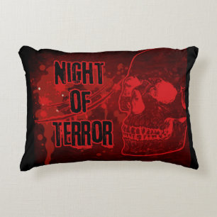Terror Halloween Accent Pillow