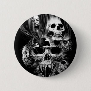 Terror of Halloween - 2 Inch Round Button