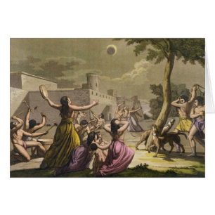 Terror of the Peruvians during an eclipse of the m
