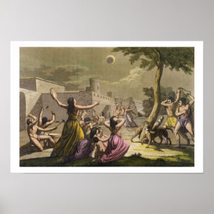 Terror of the Peruvians during an eclipse of the m Poster