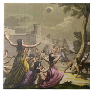 Terror of the Peruvians during an eclipse of the m Tile