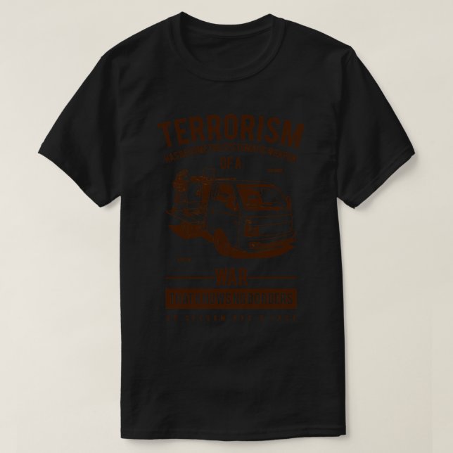 Terrorism Awareness T-Shirt (Design Front)