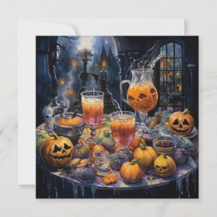 👻🍷  "Terrors & Tastings Event"! 🍷👻 Halloween  Invitation
