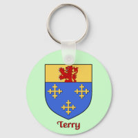 Terry Family Shield Keychain