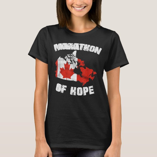 Terry Fox Marathon Of Hope Canada Marathon T-Shirt (Front)