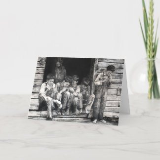 Terry Montana Children 1920's Card