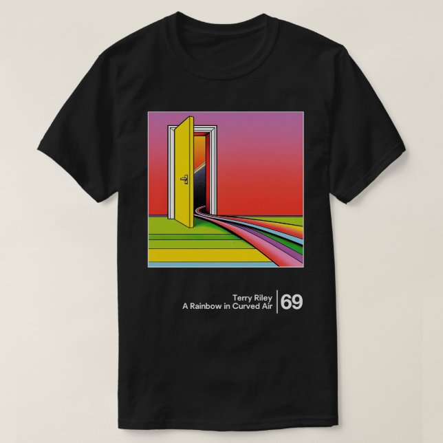 Terry Riley Original Minimalist Graphic Artwork De T-Shirt (Design Front)