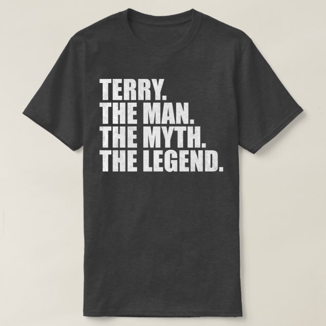 TerryTerry Name Terry given name T-Shirt (Design Front)