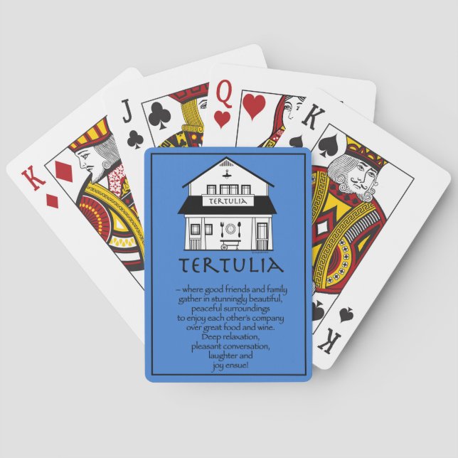 Tertulia Playing Cards (Back)