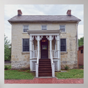 Terwilliger House, Council Grove, Kansas Poster