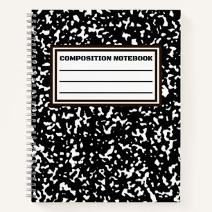 Tesimart   Composition Notebook Spiral, Wide Ruled