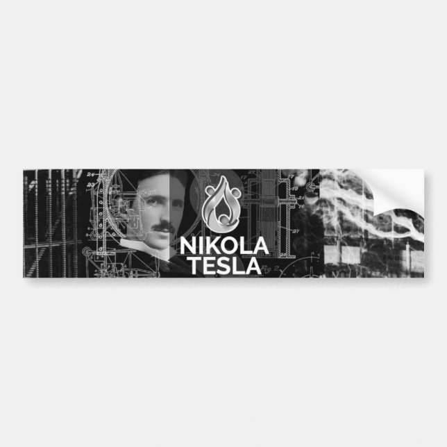 Tesla Bumper Sticker (Front)