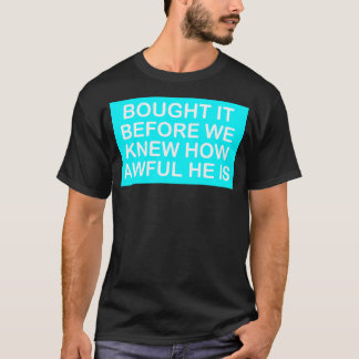 Tesla Bumper Sticker Anti Elon Musk T-Shirt
