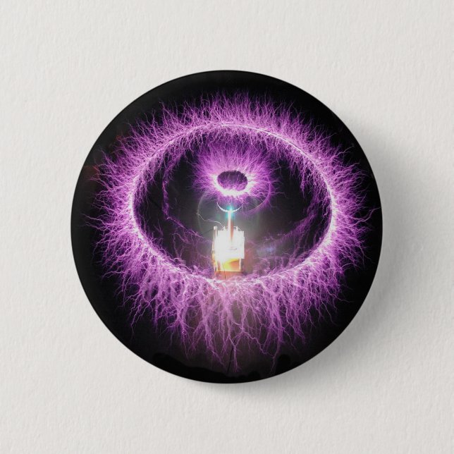 Tesla Coil 2 Inch Round Button (Front)