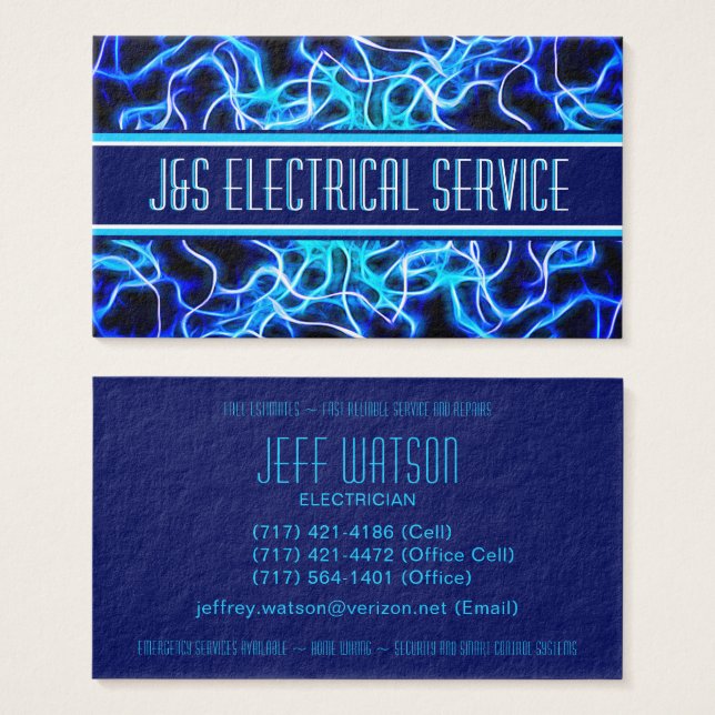 Tesla Coil Éclair Electricien Home Automatisation (Devant & derrière)