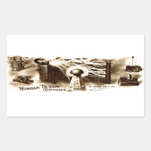 Tesla Letterhead Sticker