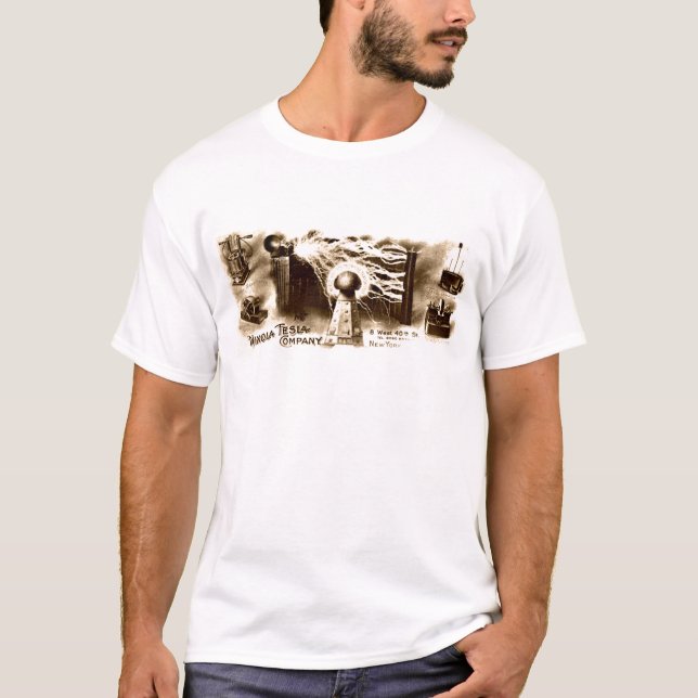Tesla Letterhead T-Shirt (Front)