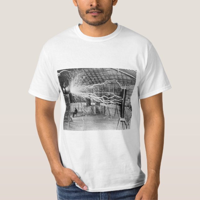 Tesla Lightning T-Shirt (Front)