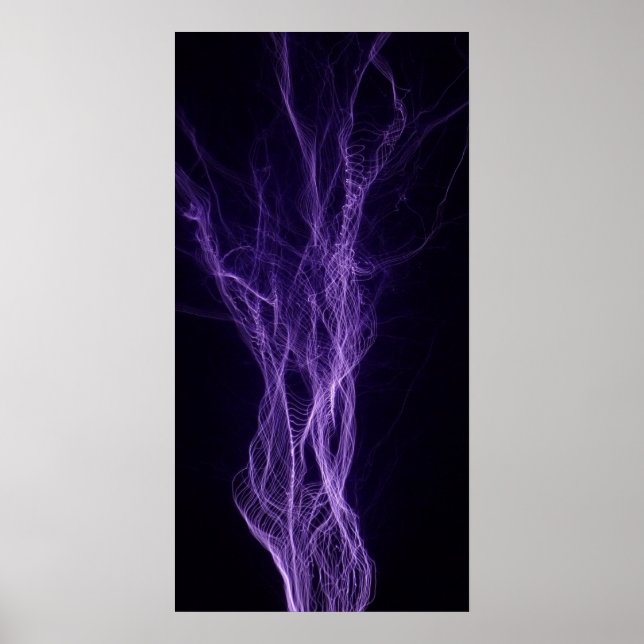 Tesla Powered Lightning Poster (Front)