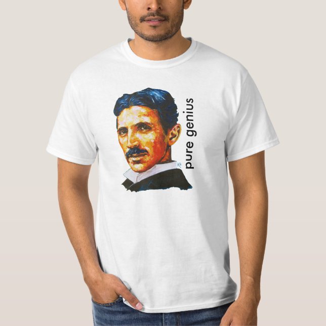 Tesla pure genius T-Shirt (Front)