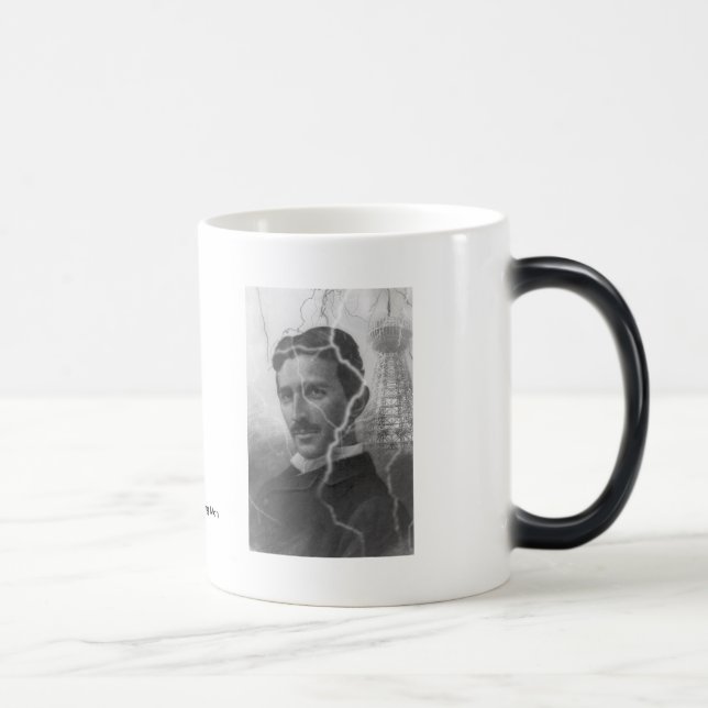 Tesla, The Lightning Man Magic Mug (Right)