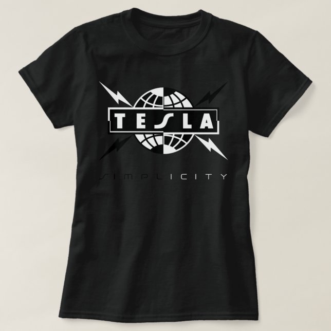 Teslaa Band Logo T-Shirt (Design Front)