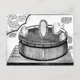 Tesla's Egg At the Columbia Exposition Postcard