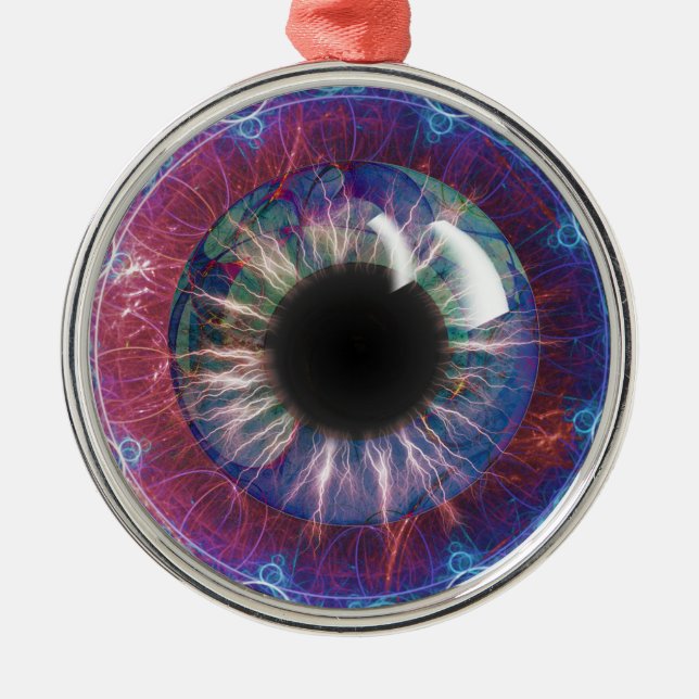 Tesla's Eye Ornament (Front)
