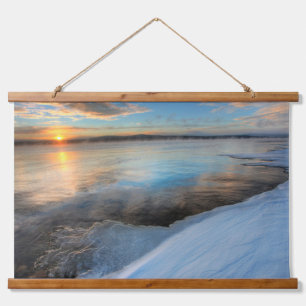 Teslin Lake After A Clearing Storm, Yukon Hanging Tapestry