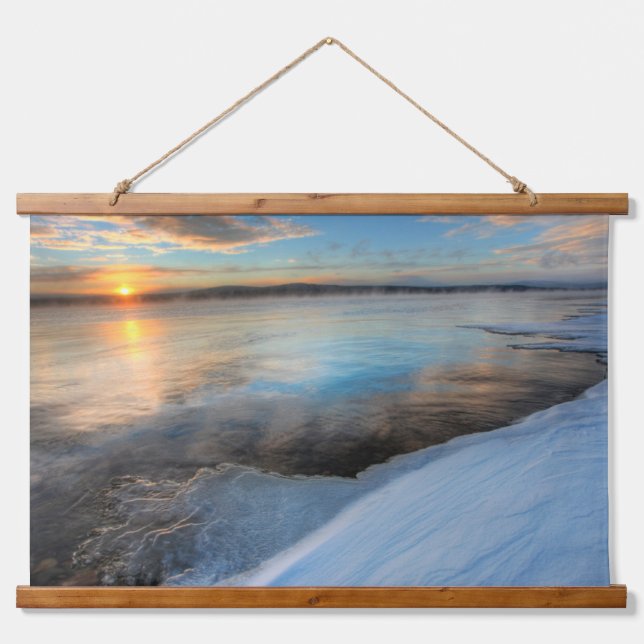 Teslin Lake After A Clearing Storm, Yukon Hanging Tapestry (Front)