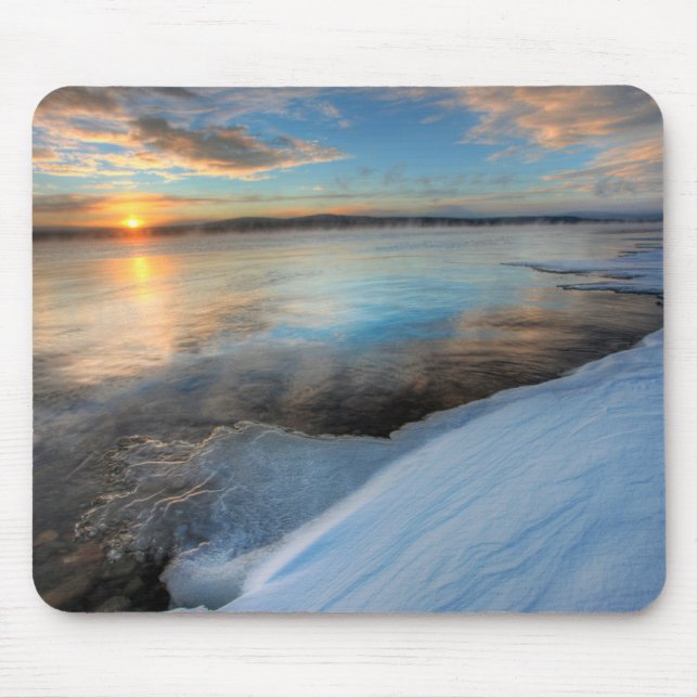 Teslin Lake After A Clearing Storm, Yukon Mouse Pad (Front)