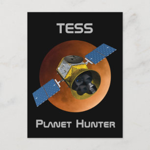 TESS Planet Hunter Spacecraft Postcard