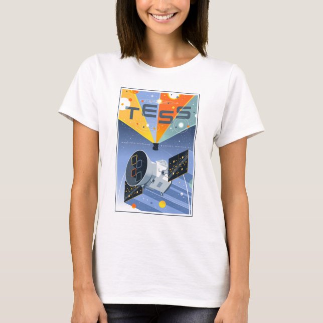 Tess Space Telescope Poster. T-Shirt (Front)